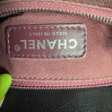 Chanel Coco Handle Medium Black Caviar Leather Silver Hardware, 2016