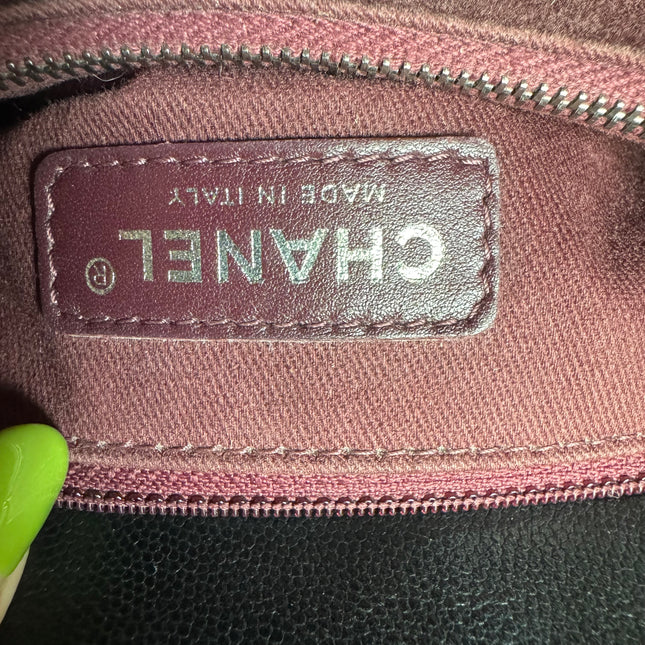 Chanel Coco Handle Medium Black Caviar Leather Silver Hardware, 2016