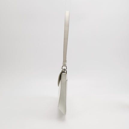 Prada Cleo Flap White Leather Shoulder bag