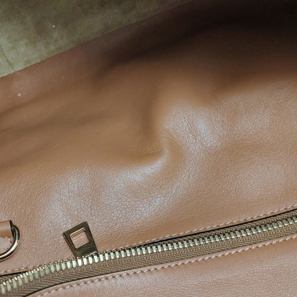 Loewe x Star Wars Amazona Medium 36 Tan Brown Stamps Leather With Strap