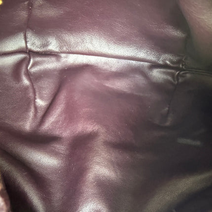 Bottega Veneta Jodie Mini Dark Burgundy Wine Leather