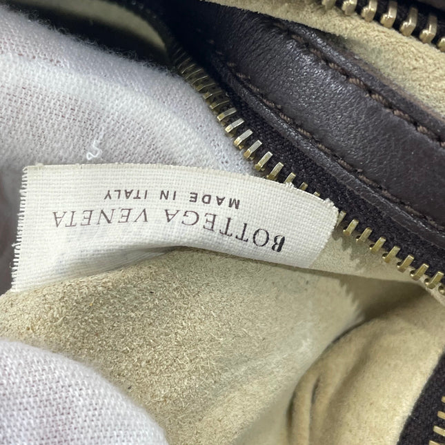Bottega Veneta Veneta Hobo Maxi Dark Brown Lambskin Leather 52cm