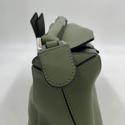 Loewe Puzzle Small Green Calfskin leather Crossbody bag