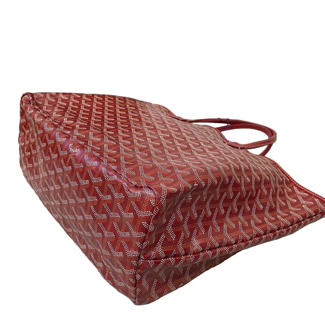 Goyard Saint Louis PM Tote Medium Red Goyardine 2017