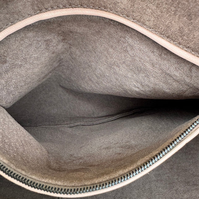 Bottega Veneta Veneta Hobo Medium Light Nude Pink Intrecciato Leather Bag 48cm