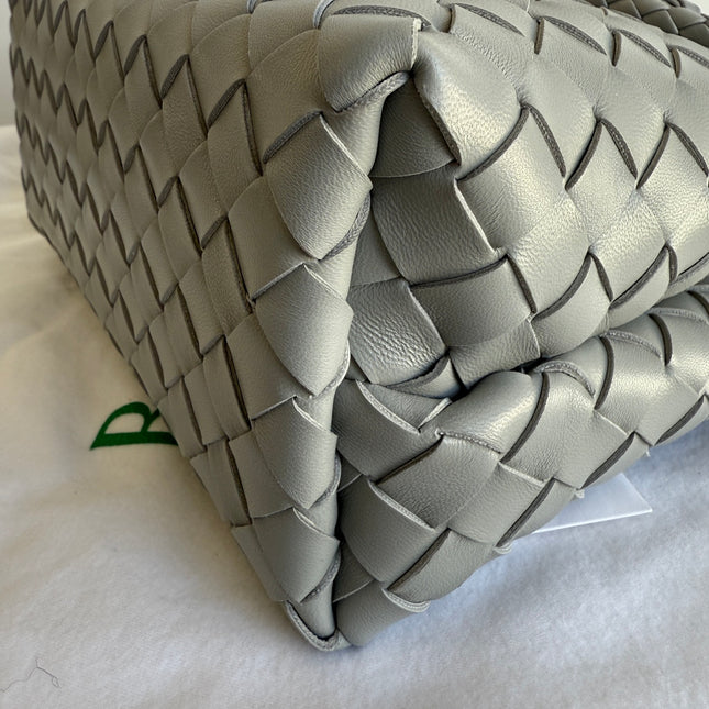 Bottega Veneta Small Andiamo Grey Handbag