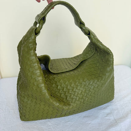 Bottega Veneta Shoulder Bag Avocado Green 38cm