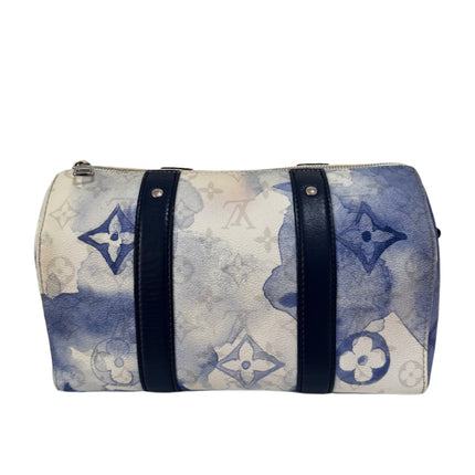 Louis Vuitton Keepall XS Blue Watercolor Leather and PU Crossbody Bag
