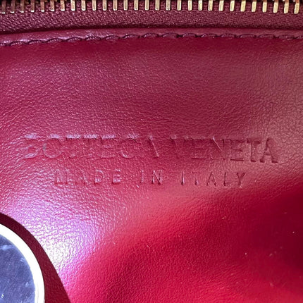 Bottega Veneta Hop Hobo Large Red Intrecciato Leather 45cm