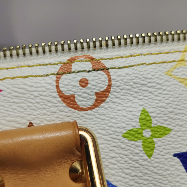 Louis Vuitton x Takashi Murakami Speedy 40 White Multicolor