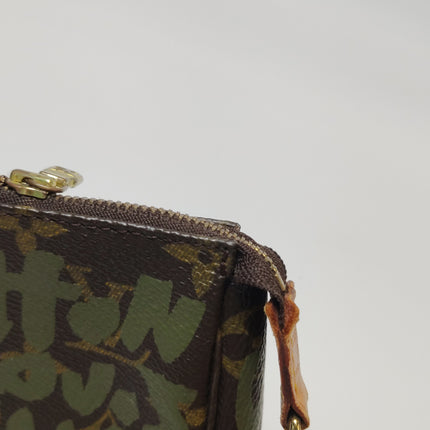 Louis Vuitton x Stephen Sprouse Green Graffiti Monogram Pochette Accessoire