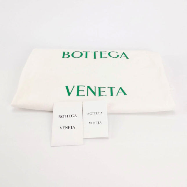 Bottega Veneta Cabat Mini Intreccio Leather Tote Bag Green