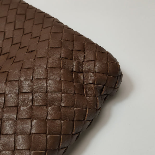 Bottega Veneta Maxi Convertible Tote Dark Chocolate Brown Leather 50cm