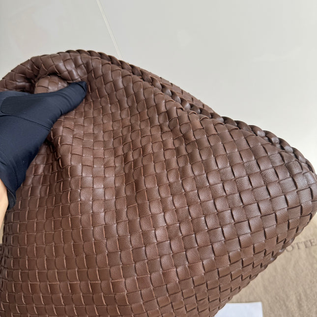 Bottega Veneta Hobo Bag Large Milk Chocolate Brown Lambskin leather 47cm