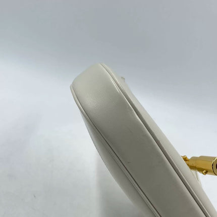 Sold Gucci Jackie 1961 White Leather Bag Small Missing Strap