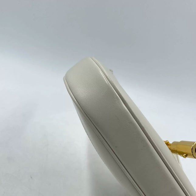 Sold Gucci Jackie 1961 White Leather Bag Small Missing Strap
