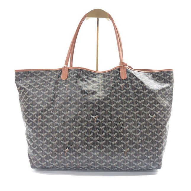 Goyard Saint Louis GM Tote Large Brown Goyardine Canvas 2018