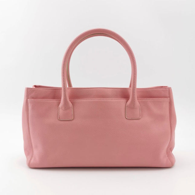 Sold Chanel Cerf Executive 2005 East West Small Pink Caviar Leather Handbag Silver Hardware