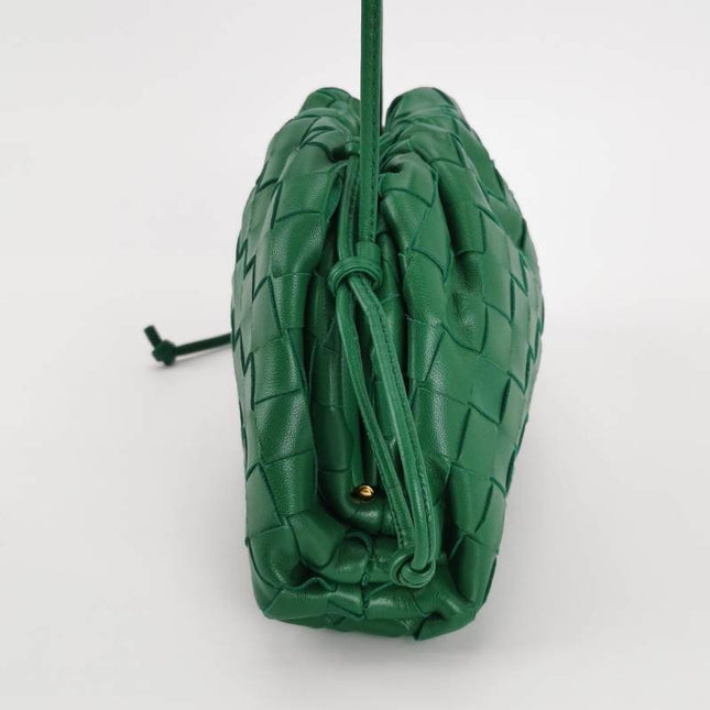 Bottega Veneta Pouch Mini Leather Parakeet Green