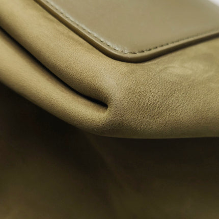 Bottega Veneta Cabat Tote Olive Green Suede Leather 38cm