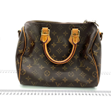 Louis Vuitton Speedy 25 Bandouliere Brown Monogram with Strap