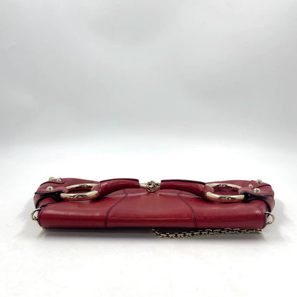 Gucci Horsebit 1955 Large Red Leather Shoulder Bag