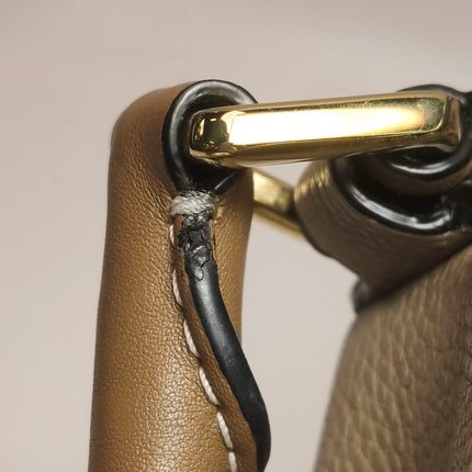 Loewe Puzzle Small Sand Beige Brown Strap Crossbody Bag