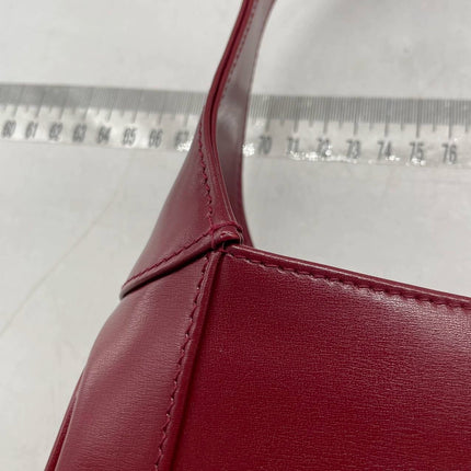 Sold Gucci Jackie 1961 Red Leather Bag Small with Adjustable Strap