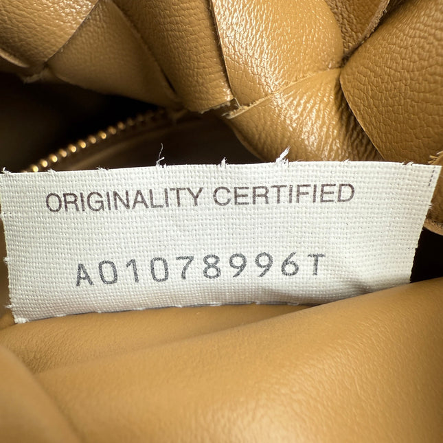 Bottega Veneta Hop Hobo Medium Leather Nutty Brown