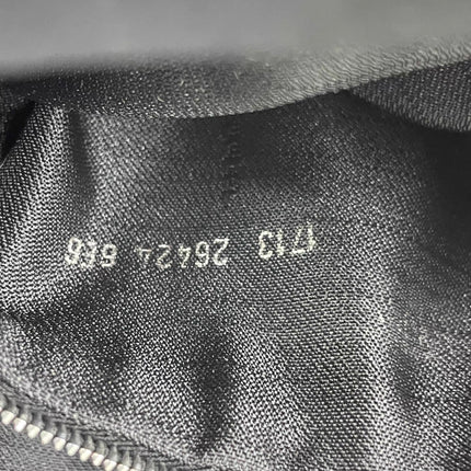 FENDI Baguette Vintage Black Cloth Silver Hardware