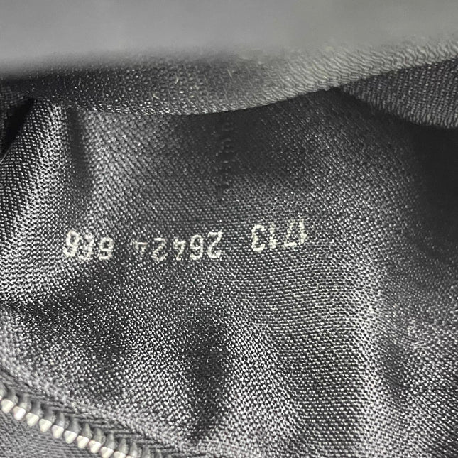 FENDI Baguette Vintage Black Cloth Silver Hardware