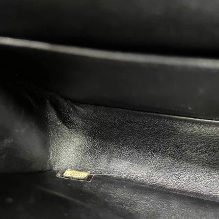 Chanel Classic Flap Medium Black Velvet Gold Hardware, 2014-2015