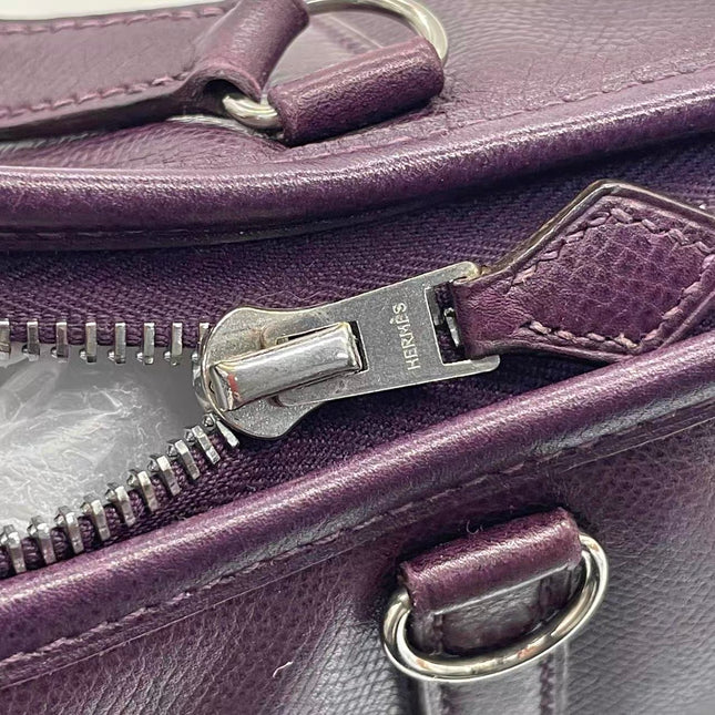 Hermès Trim 31 Purple Raisin Epsom Leather Shoulder Bag
