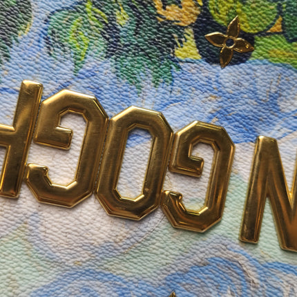 Louis Vuitton x Jeff Koons Speedy 30 Van Gogh Top Handle Bag