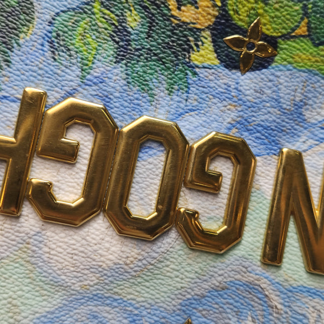 Louis Vuitton x Jeff Koons Speedy 30 Van Gogh Top Handle Bag