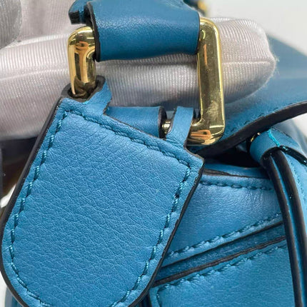 Loewe x Spirited Away Studio Ghibli Collection Puzzle Small Blue Crossbody Bag