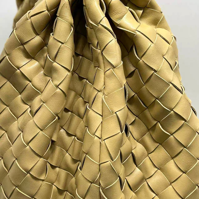 Bottega Veneta Jodie Maxi Lambskin Leather Beige Oats 70cm