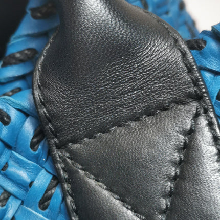 Bottega Veneta Cabat Tote Intreccio Leather Navy and Black 42cm