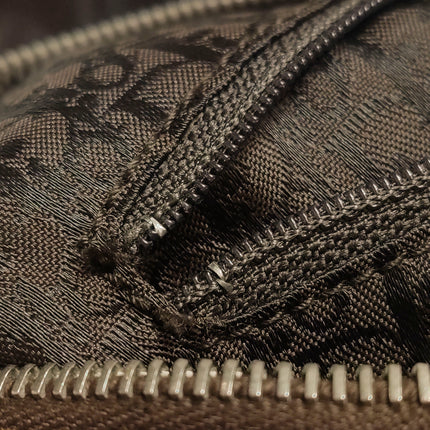 Dior Flight Medium Brown Shearling Leather Shoulder Bag