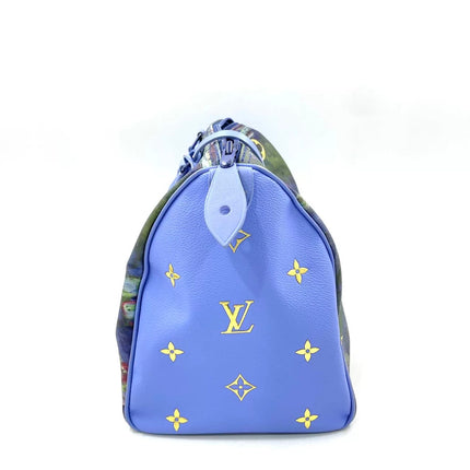 Louis Vuitton x Jeff Koons Speedy 30 Monet Water Lilies Top Handle Bag