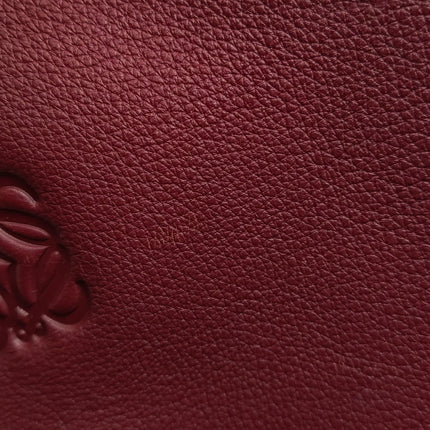 Loewe Amazona 36 Medium Burgundy Leather Dragon Lock Gold-tone Hardware