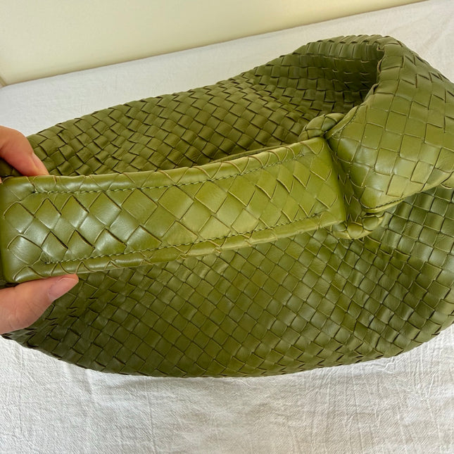 Bottega Veneta Shoulder Bag Avocado Green 38cm