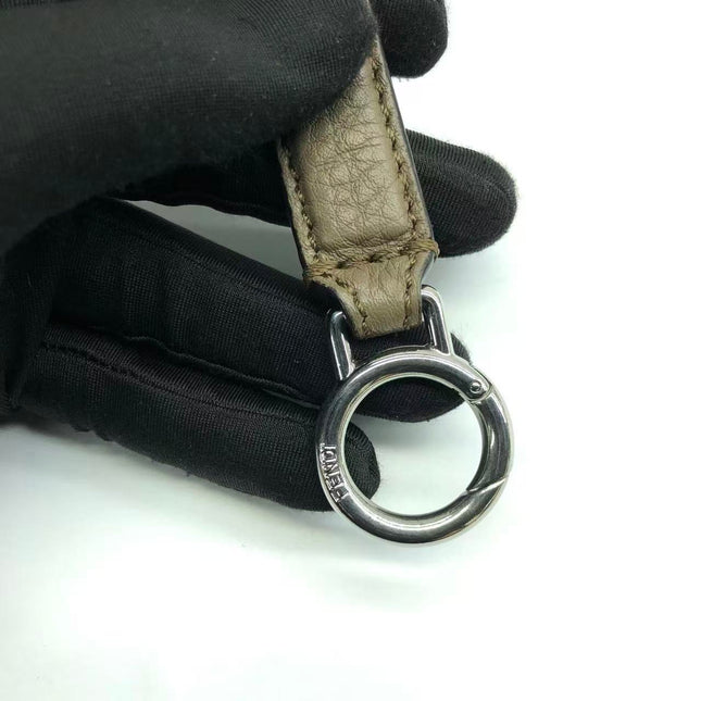 Fendi Peekaboo ISeeU Sellier Small Grey Leather with Python Skin Trimming