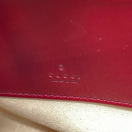 Gucci Jackie 1961 Mini Red Burgundy Leather Bag No Strap