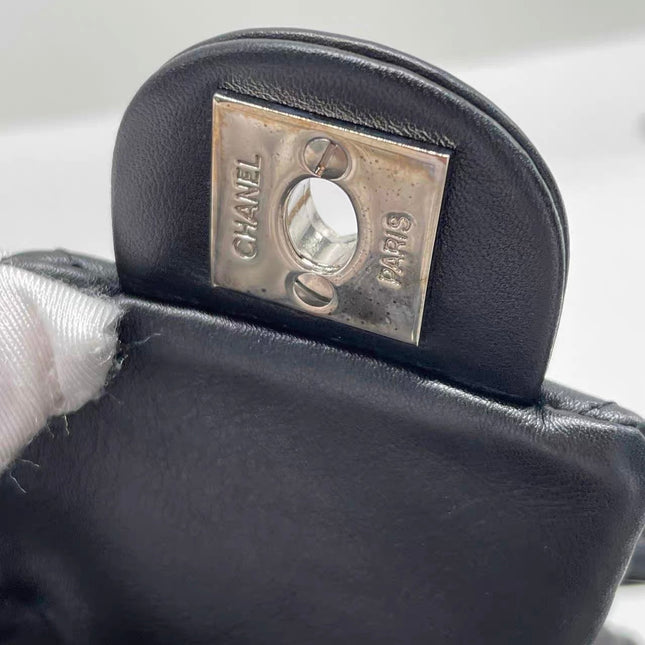 Chanel Cambon Multi-pocket Ligne Reporter Bag Medium Black Calfskin Leather