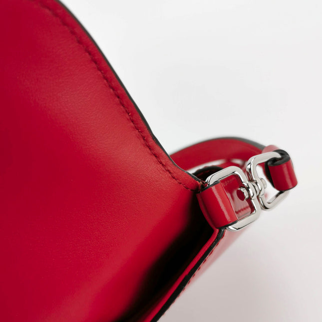 Sold Prada Cleo Flap Red Leather Small Shoulder bag