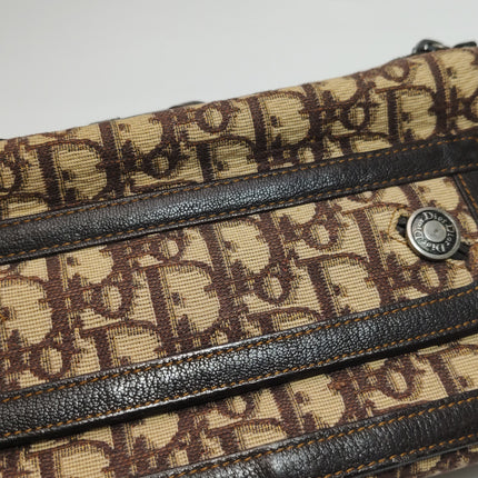 Dior Flight Medium Brown Oblique Monogram Shoulder Bag