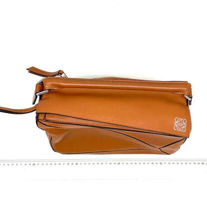 Loewe Puzzle Medium Caramel Tan Calfskin leather Bag