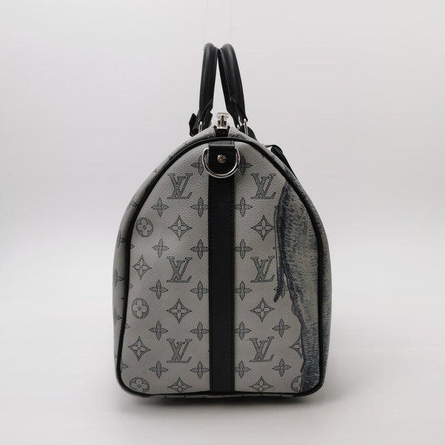 Louis Vuitton x Chapman Brothers Keepall 45 Bandouliere Lion Elephant