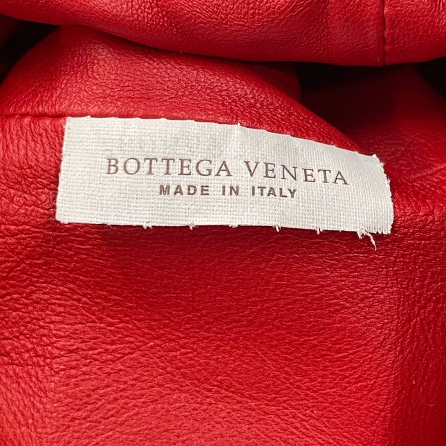 Sold Bottega Veneta Pouch Large Intrecciato Leather Clutch Red